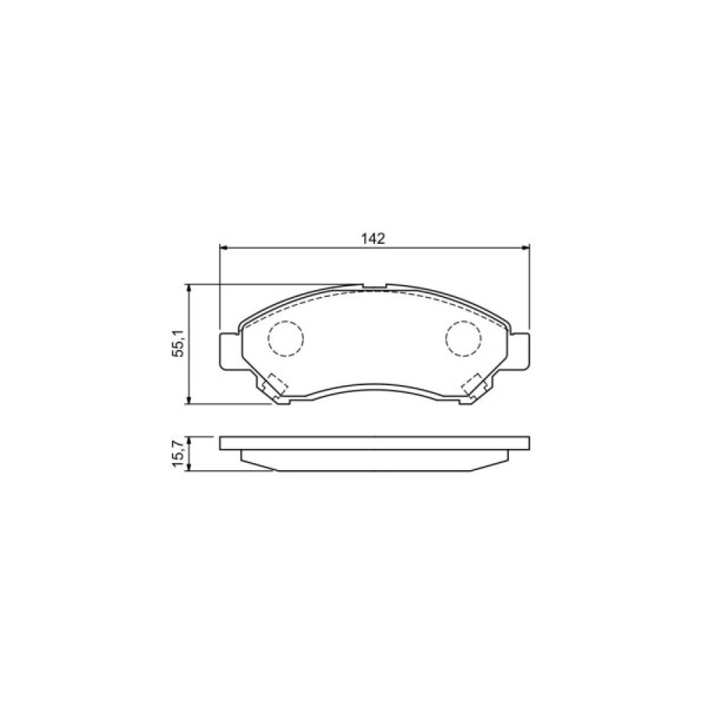 Гальмівні колодки Bosch 0 986 494 936