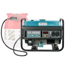 Генератор газобензиновий Konner&Sohnen KS 3000G, 230В, 3.0кВт, ручний стартер, 45.4кг Генератор газобензиновий Konner&Sohnen KS 3000G, 230В, 3.0кВт, ручний стартер, 45.4кг