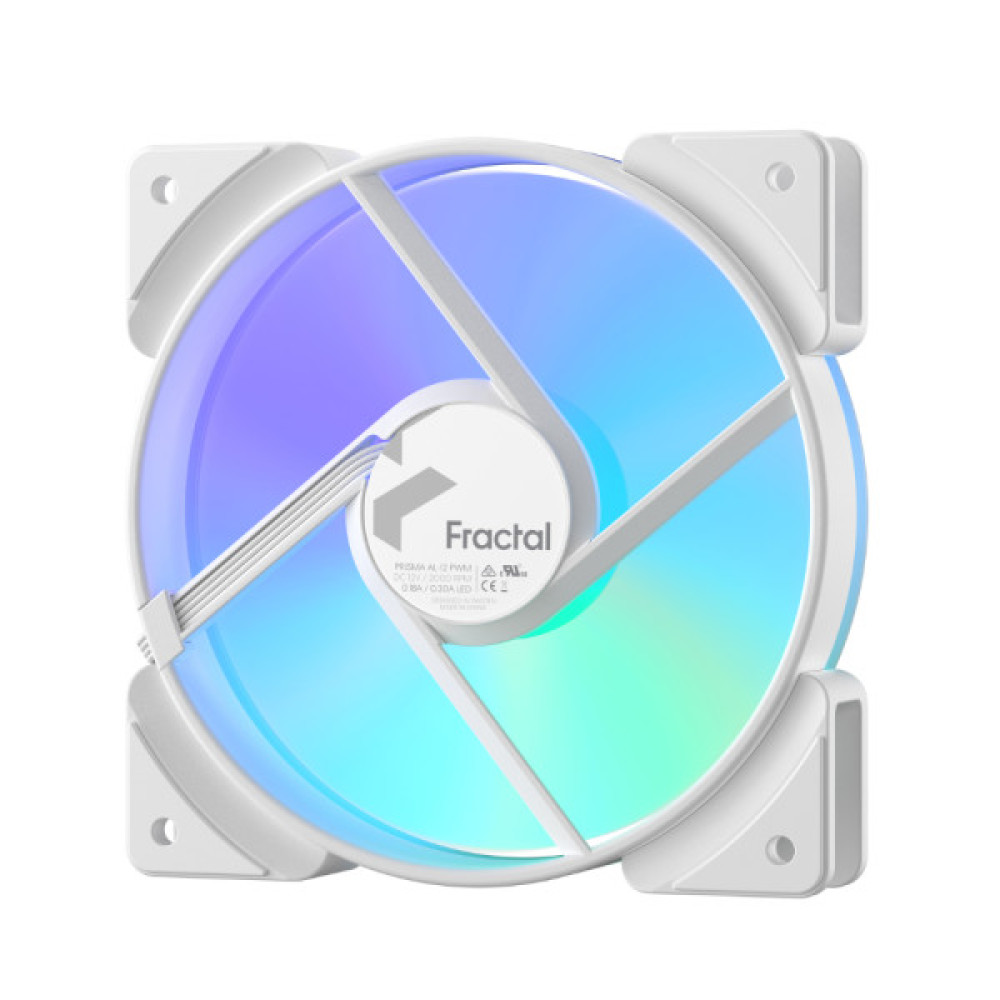 FRACTAL DESIGN Prisma AL-12 PWM White (FD-FAN-PRI-AL12-PWM-WT)