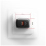 Зарядний пристрій AXAGON 1xUSB-C PD67W + 1xUSB QC4+ PPS gray (ACU-PQ67)
