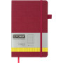 Книга записна Buromax Tweed 125x195 мм 96 аркушів в клітинку обкладинка зі штучної шкіри Бордова (BM.291163-13) Книга записна Buromax Tweed 125x195 мм 96 аркушів в клітинку обкладинка зі штучної шкіри Бордова (BM.291163-13)