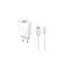 Зарядний пристрій XO L57 2.4A/2USB + lightning (XO-L57-LGHT) Зарядний пристрій XO L57 2.4A/2USB + lightning (XO-L57-LGHT)