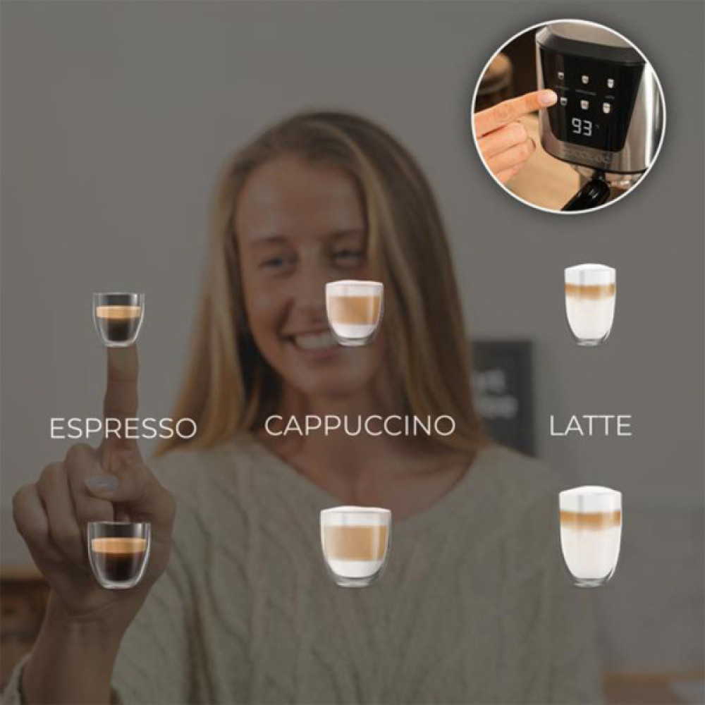 Ріжкова кавоварка еспресо Cecotec Power Espresso 20 Cream (CCTC-00651)