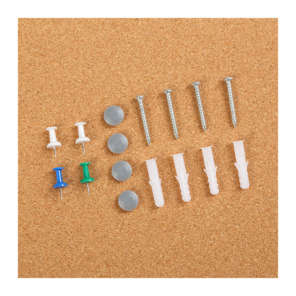 Офісна дошка Buromax коркова 100x150 см, алюмінієва рамка (BM.0051)