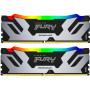 Модуль пам'яті для комп'ютера DDR5 96GB (2x48GB) 6400 MHz Renegade RGB XMP Kingston Fury (ex.HyperX) (KF564C32RSAK2-96) Модуль пам'яті для комп'ютера DDR5 96GB (2x48GB) 6400 MHz Renegade RGB XMP Kingston Fury (ex.HyperX) (KF564C32RSAK2-96)