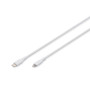 Дата кабель USB-C to Lightning 2.0m USB 2.0 60W silicone white Digitus (AK-600110-020-W) Дата кабель USB-C to Lightning 2.0m USB 2.0 60W silicone white Digitus (AK-600110-020-W)