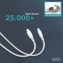 Дата кабель USB-C to Lightning 2.0m USB 2.0 60W silicone white Digitus (AK-600110-020-W) Дата кабель USB-C to Lightning 2.0m USB 2.0 60W silicone white Digitus (AK-600110-020-W)