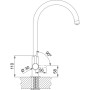 Змішувач Franke Lina Clear Water (120.0703.742) Змішувач Franke Lina Clear Water (120.0703.742)