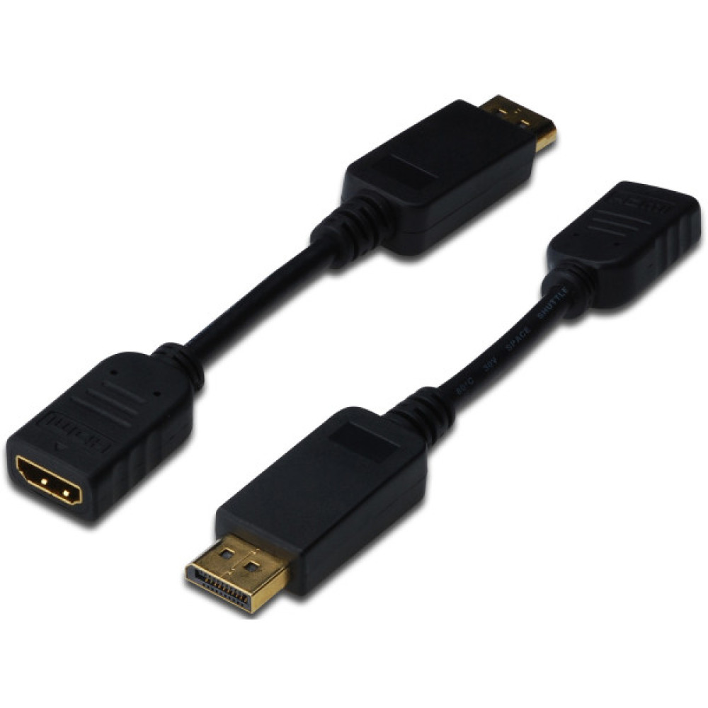 Адаптер DIGITUS DisplayPort > HDMI (M/F), Full HD