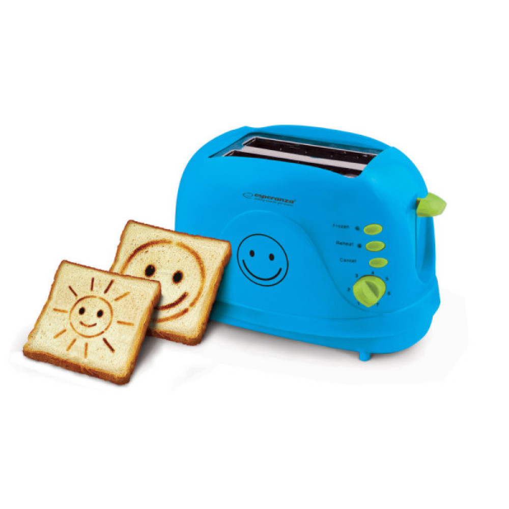 ESPERANZA EKT003B Toaster Smiley 750W