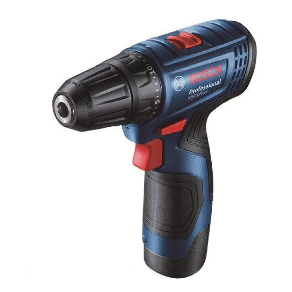 Набір із двох акумуляторних інструментів Bosch Professional 12В дриль-шурупокрут GSR 120-LI гайковерт ударний GDR 120-LI акб 2х2А·год кейс