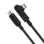 Дата кабель USB-C to USB-C 2.0m 5A 100W nylon C5-03 black Acefast (6974316281016)