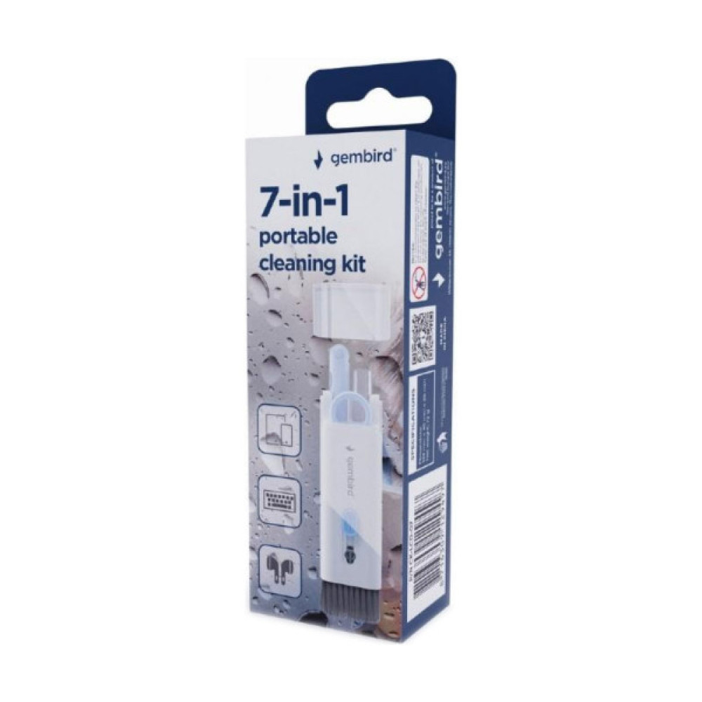 Універсальний чистячий набір Gembird portable cleaning kit, 7-in-1 (CK-LCD-07)