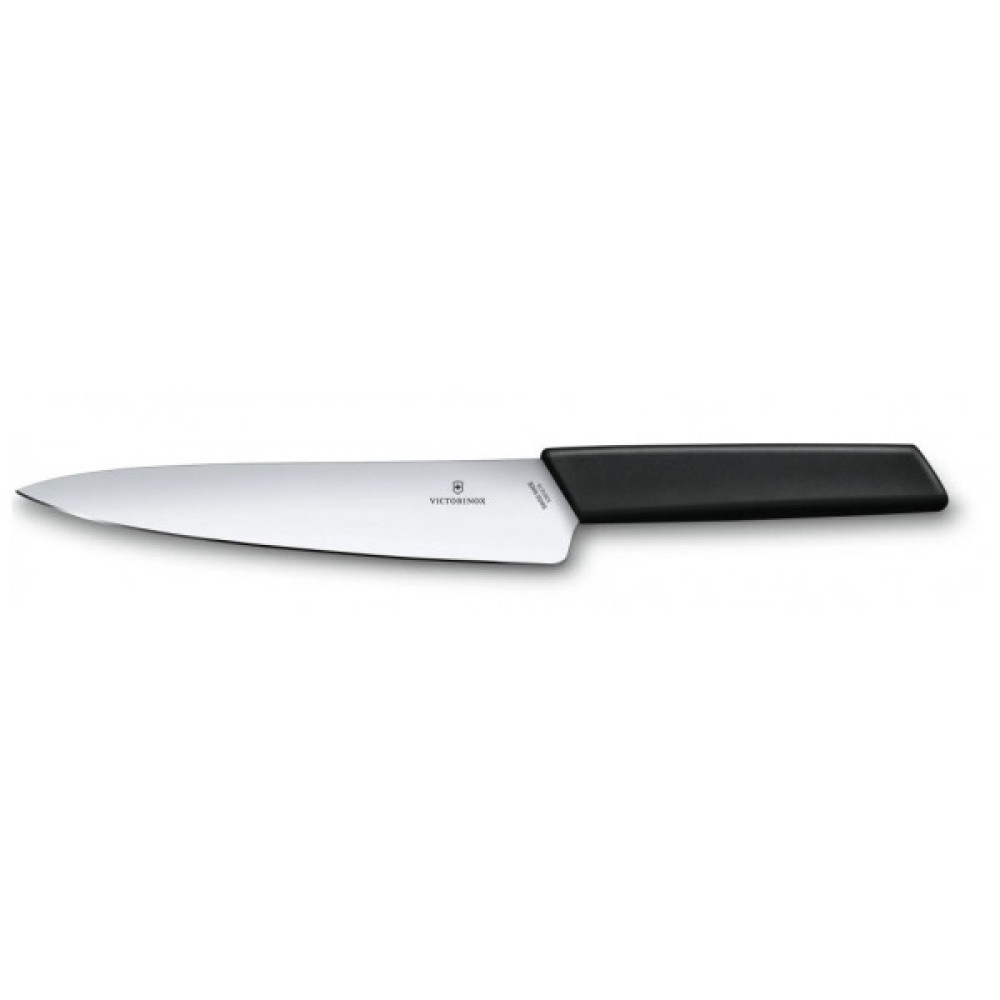 Кухонний ніж Victorinox Swiss Modern Carving 19см Black (6.9013.19B) Кухонний ніж Victorinox Swiss Modern Carving 19см Black (6.9013.19B)