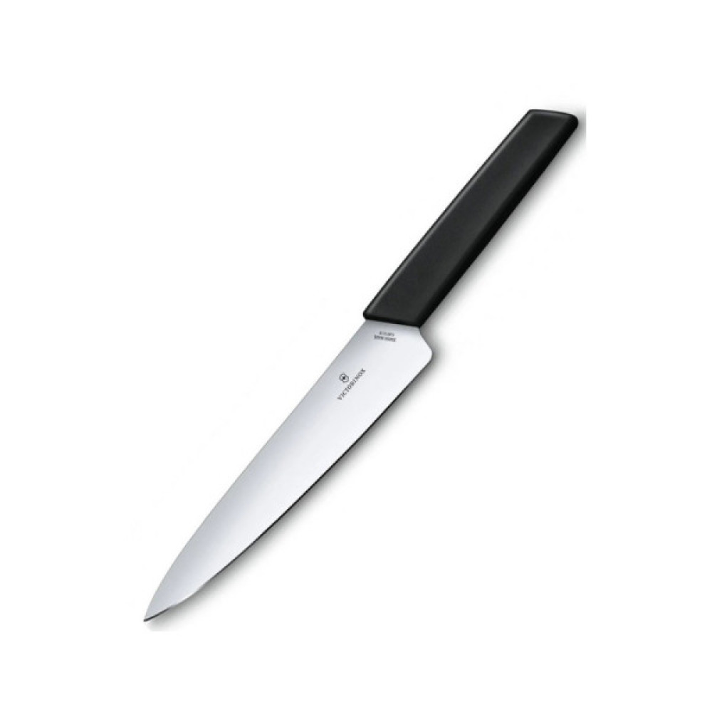 Кухонний ніж Victorinox Swiss Modern Carving 19см Black (6.9013.19B) Кухонний ніж Victorinox Swiss Modern Carving 19см Black (6.9013.19B)