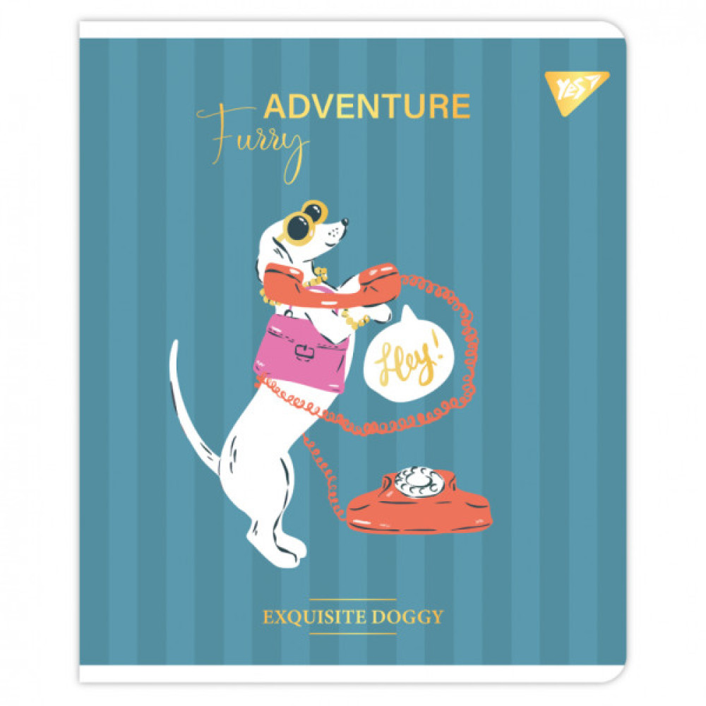 Зошит Yes Exquisite doggy А5 18 аркушів клітинка (767517)