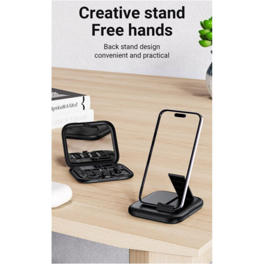 Дата кабель USB charging cable set Treasure box U114 black HOCO (6931474790750)