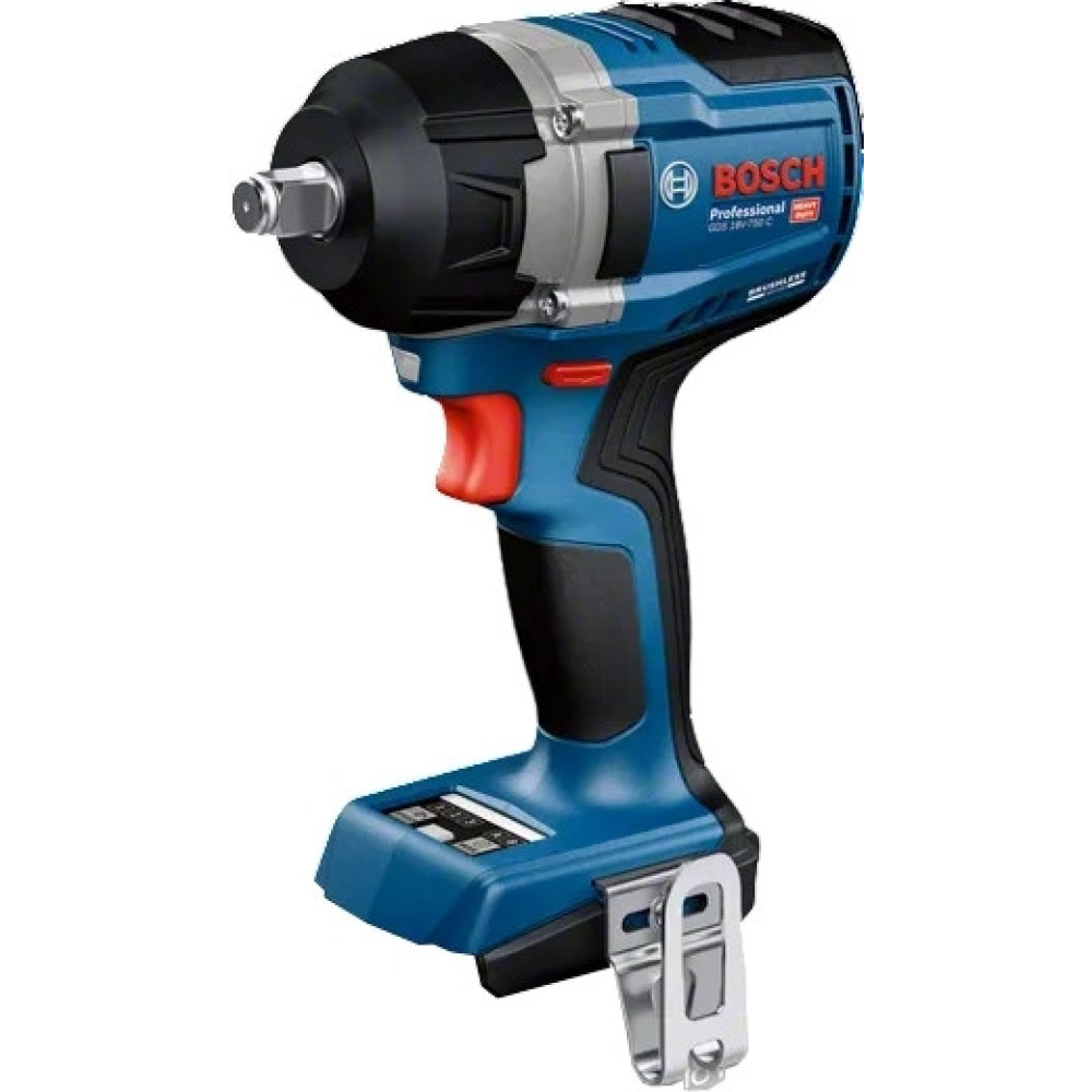 Гайковерт ударний акумуляторний Bosch Professional GDS 18V-750C 18В 2x5А·год до 270/380/750Нм 3000об/хв квадрат 1/2" ЗП GAL18V-40 кейс 1.7кг