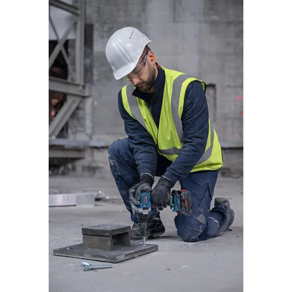 Гайковерт ударний акумуляторний Bosch Professional GDS 18V-750C 18В 2x5А·год до 270/380/750Нм 3000об/хв квадрат 1/2" ЗП GAL18V-40 кейс 1.7кг