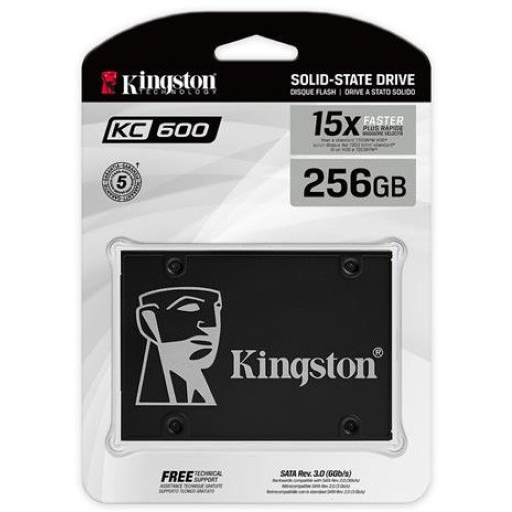 Накопичувач SSD Kingston 2.5"  256GB SATA KC600