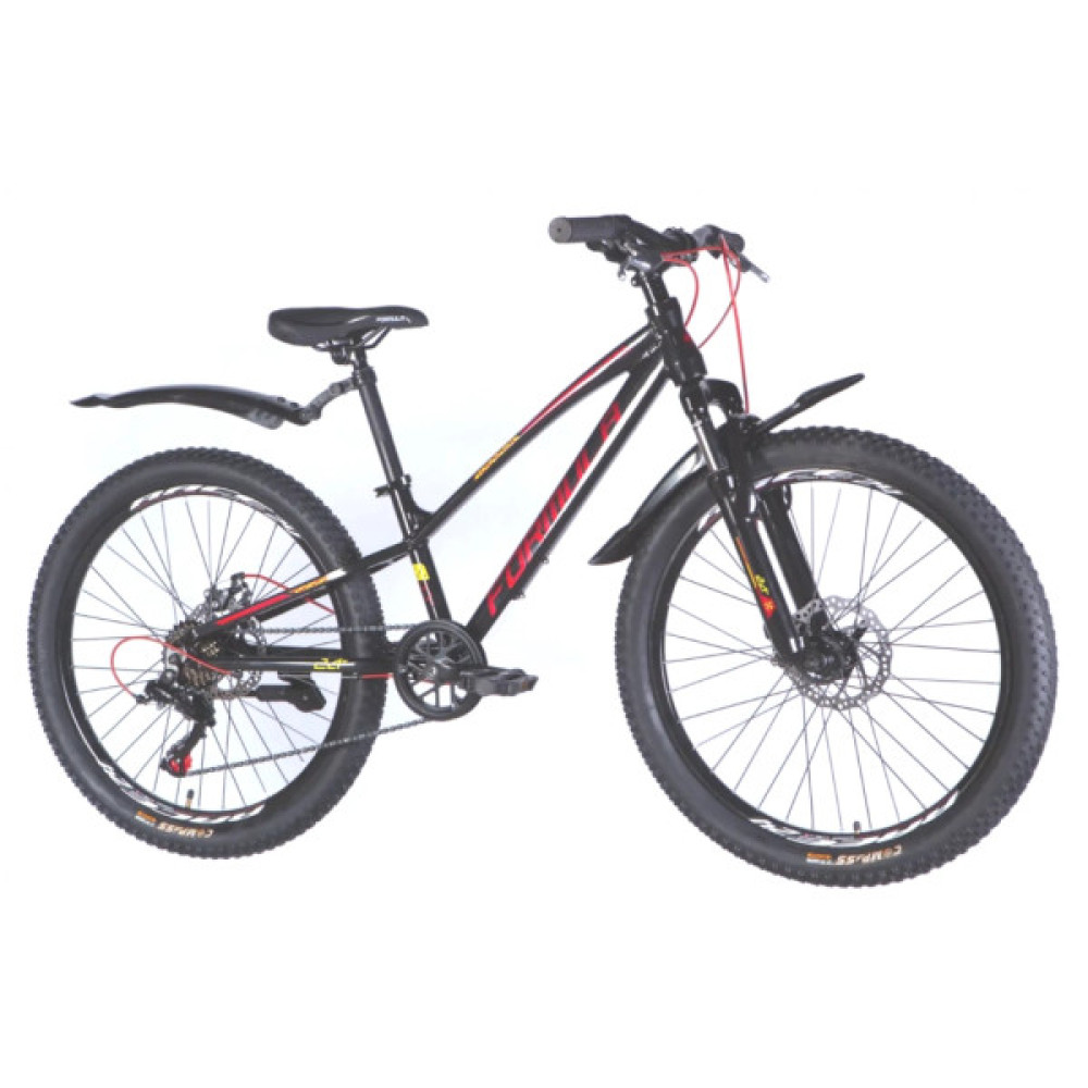 Велосипед Formula 24" ACID DD FR рама-11" AL 2026 чорний з червоним (OPS-FR-24-439)