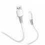Дата кабель USB 2.0 AM to Lightning 1.0m 3A liquid silicone white ColorWay (CW-CBUL093-WT)