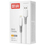 Дата кабель USB 2.0 AM to Lightning 1.0m 3A liquid silicone white ColorWay (CW-CBUL093-WT)