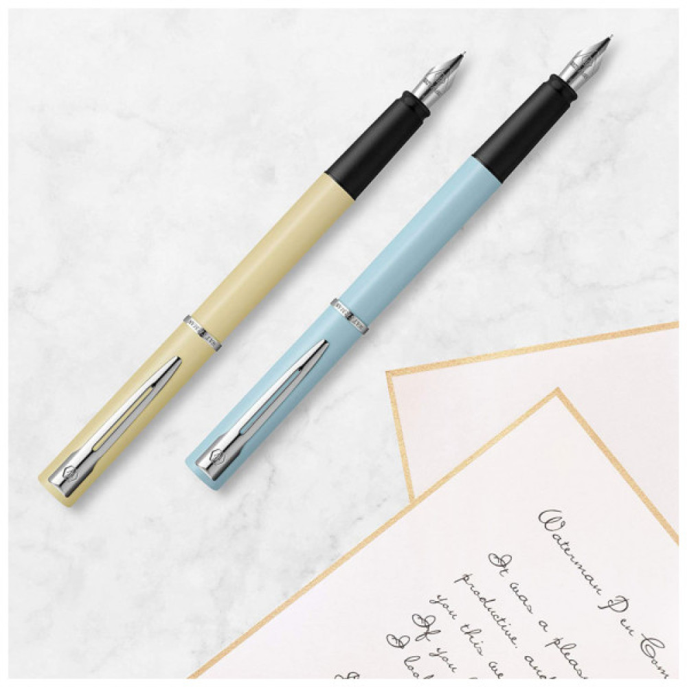 Ручка пір'яна Waterman ALLURE Pastel Blue CT  FP F блістер (13 315b)