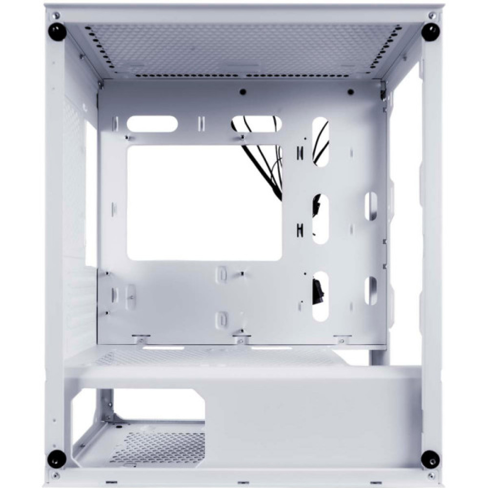 Корпус 1stPlayer X4-M-WH-2F1P-W-1F1-W