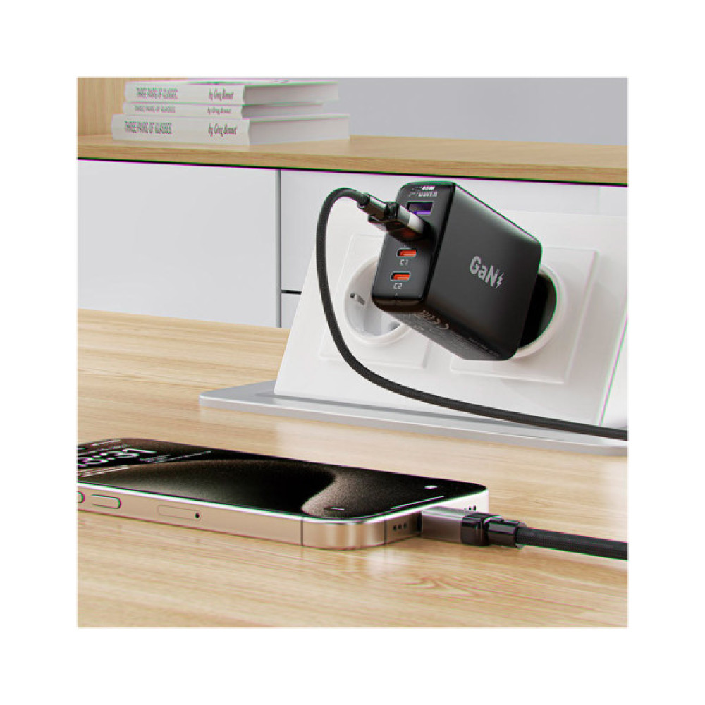 Дата кабель USB 2.0 AM to USB-C 1.2m 3.0A Acefast (6974316283010)