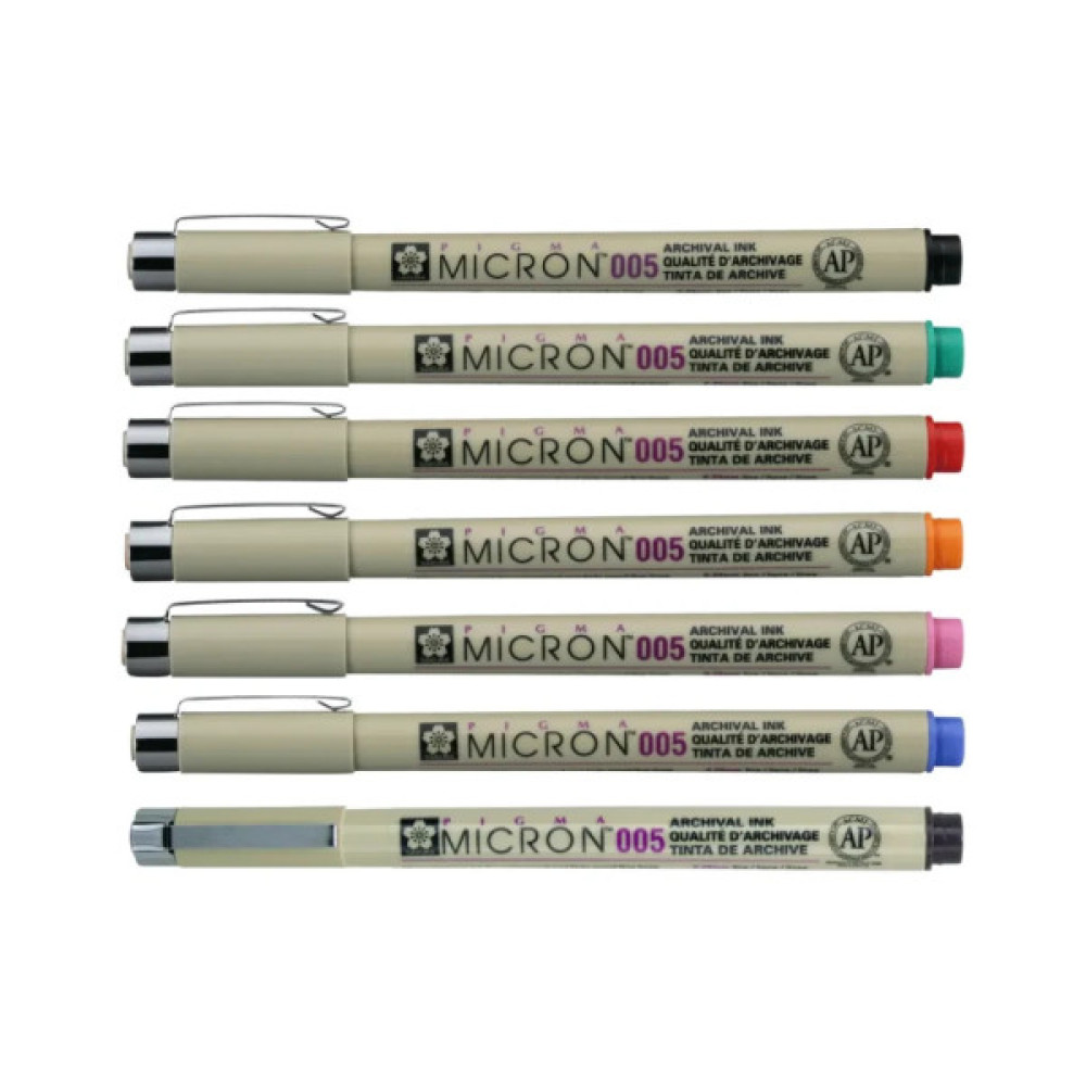 Лайнер Sakura Pigma Micron (0.05) 0,2мм Помаранчевий (084511351806)