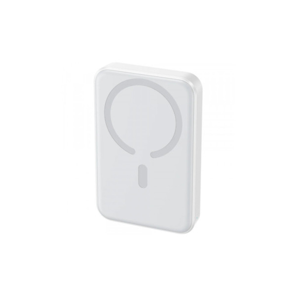 Батарея універсальна JOYROOM Magnetic Wireless 10000mAh 20W PD, QC, USB-C In/Out White (JR-W020 / 6941237119698)