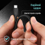 Дата кабель USB-C to USB-C 1.0m 3A 60W textured PVC black ColorWay (CW-CBPDCC094-BK)