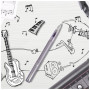 Ручка пір'яна Parker VECTOR 17 XL Metallic Silver Blue CT  FP M (06 112)