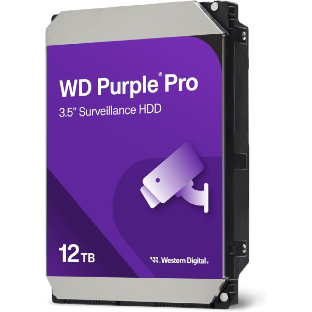 Жорсткий диск WD 12TB 3.5" 7200 512MB SATA Purple Pro Surveillance