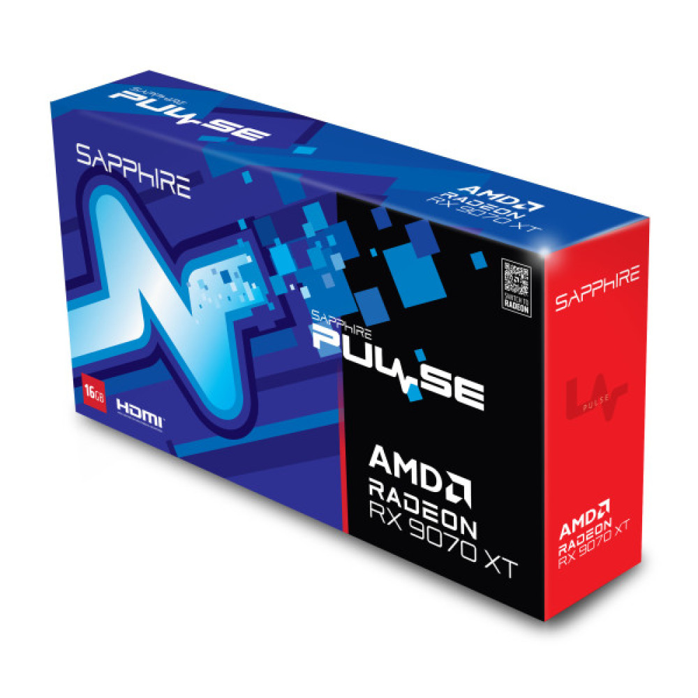 Відеокарта SAPPHIRE Radeon RX 9070 XT 16GB GDDR6 PULSE GAMING OC