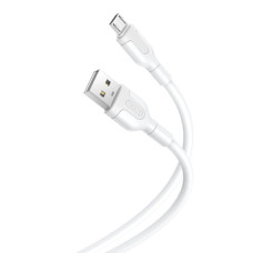 Дата кабель USB 2.0 AM to Micro 5P 1.0, 2A white XO (NB212-AM.white)