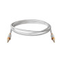 Кабель мультимедійний 3.5mm M to 3.5mm M 1.2m white Defender (87513)