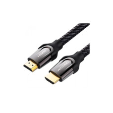 Кабель мультимедійний HDMI M to HDMI M 3.0m V2.0 4K60Hz braided zinc alloy black Vention (VAA-B05-B300)