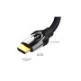 Кабель мультимедійний HDMI M to HDMI M 3.0m V2.0 4K60Hz braided zinc alloy black Vention (VAA-B05-B300)