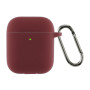 Чохол для навушників Armorstandart Ultrathin Silicone Case With Hook для Apple AirPods 2 Burgundy (ARM59680) Чохол для навушників Armorstandart Ultrathin Silicone Case With Hook для Apple AirPods 2 Burgundy (ARM59680)