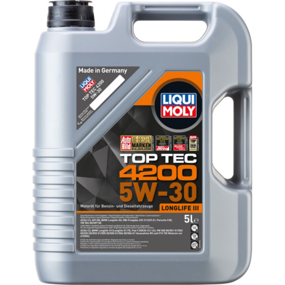Моторна олива Liqui Moly Top Tec 4200 SAE 5W-30 5л. (8973)