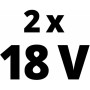 Набір акумулятора та зарядного пристрою Einhell Starter-Kit PXC, 2x18В, 3А•год Набір акумулятора та зарядного пристрою Einhell Starter-Kit PXC, 2x18В, 3А•год