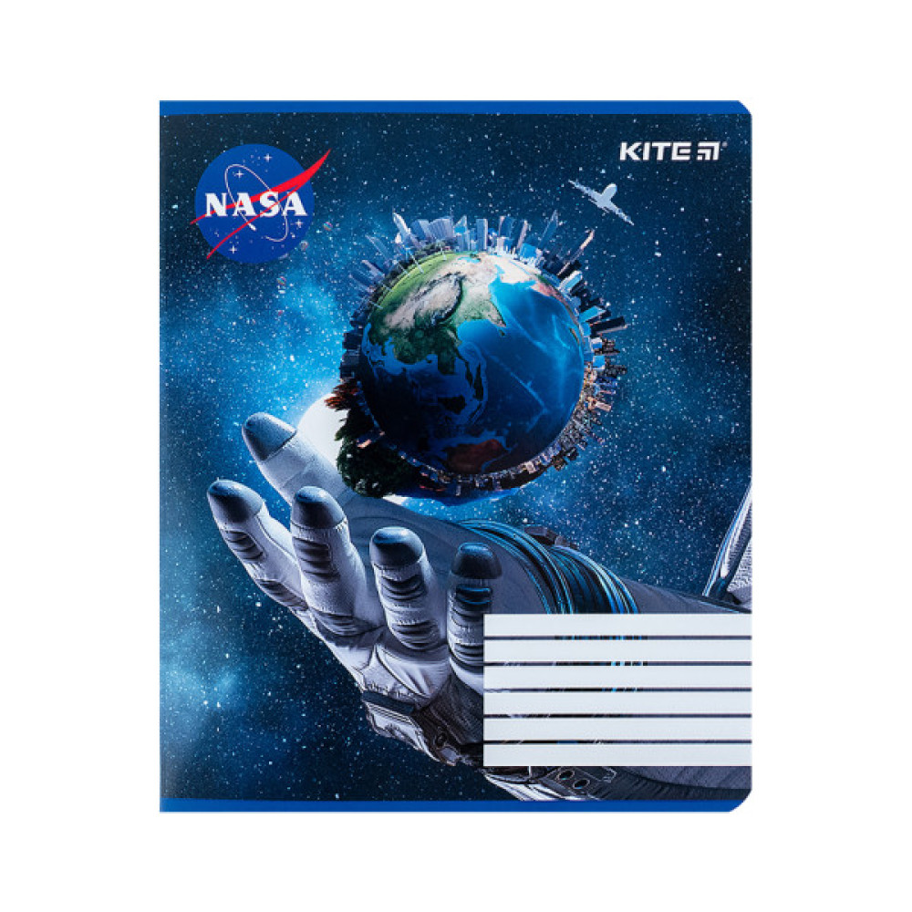 Зошит Kite NASA 18 аркушів, клітинка (NS24-236)