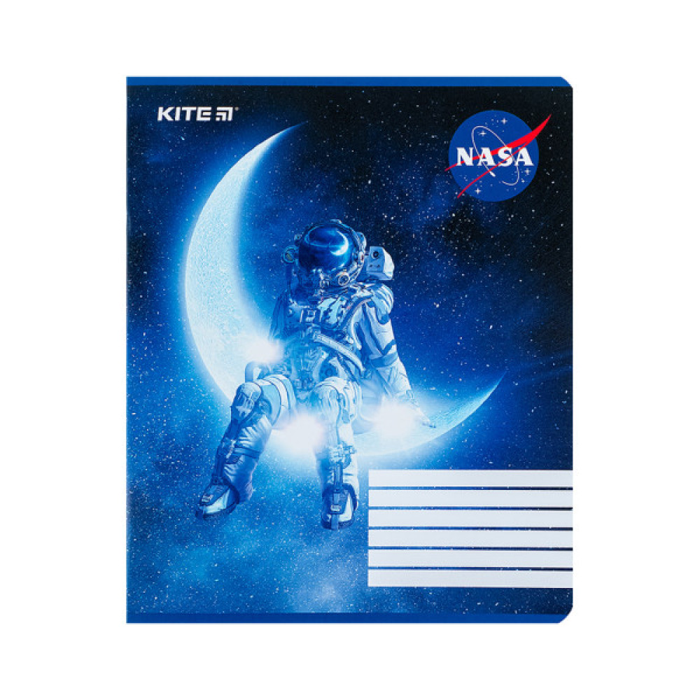 Зошит Kite NASA 18 аркушів, клітинка (NS24-236)
