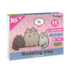 Пластилін Yes Pusheen 16 кольорів 320 г (540694)