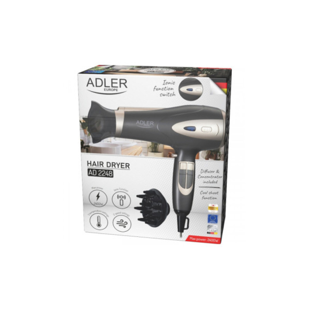 Фен Adler AD 2248 grey (AD2248G)