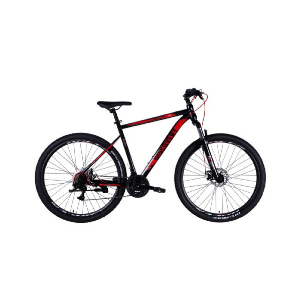 Велосипед Discovery 29" TREK DD рама-21" ST 2025 чорно-червоний (OPS-SP-29-083)