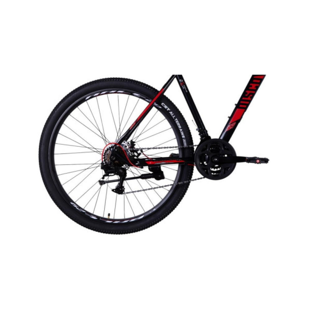 Велосипед Discovery 29" TREK DD рама-21" ST 2025 чорно-червоний (OPS-SP-29-083)