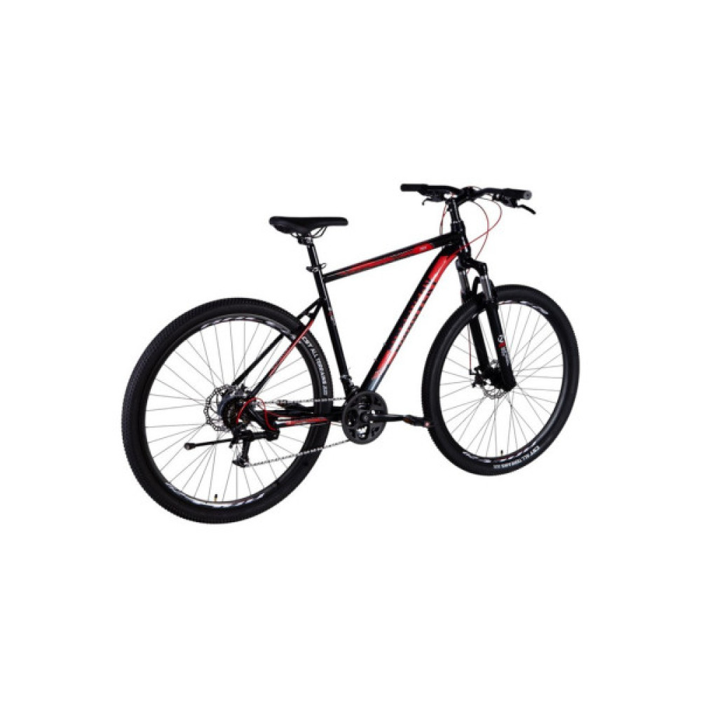 Велосипед Discovery 29" TREK DD рама-21" ST 2025 чорно-червоний (OPS-SP-29-083)